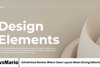 EchoArticle Review: Where Clean Layout Meets Strong Editorial Flow